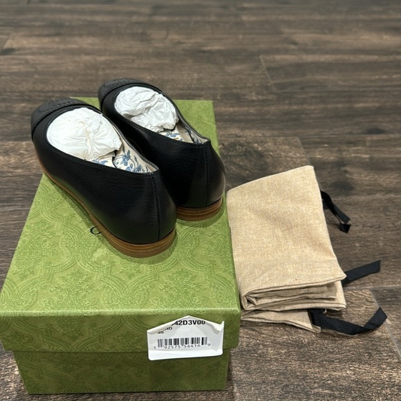 Gucci Hills Logo Ballet Interlocking G Flat (Women) BNIB 35 - Picture 8 of 9